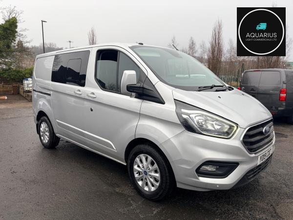 Ford Transit Custom 2.0 320 EcoBlue Limited Crew Van Double Cab 5dr Diesel Manual L1 H1 Euro 6 (6 Seat) (130 ps)