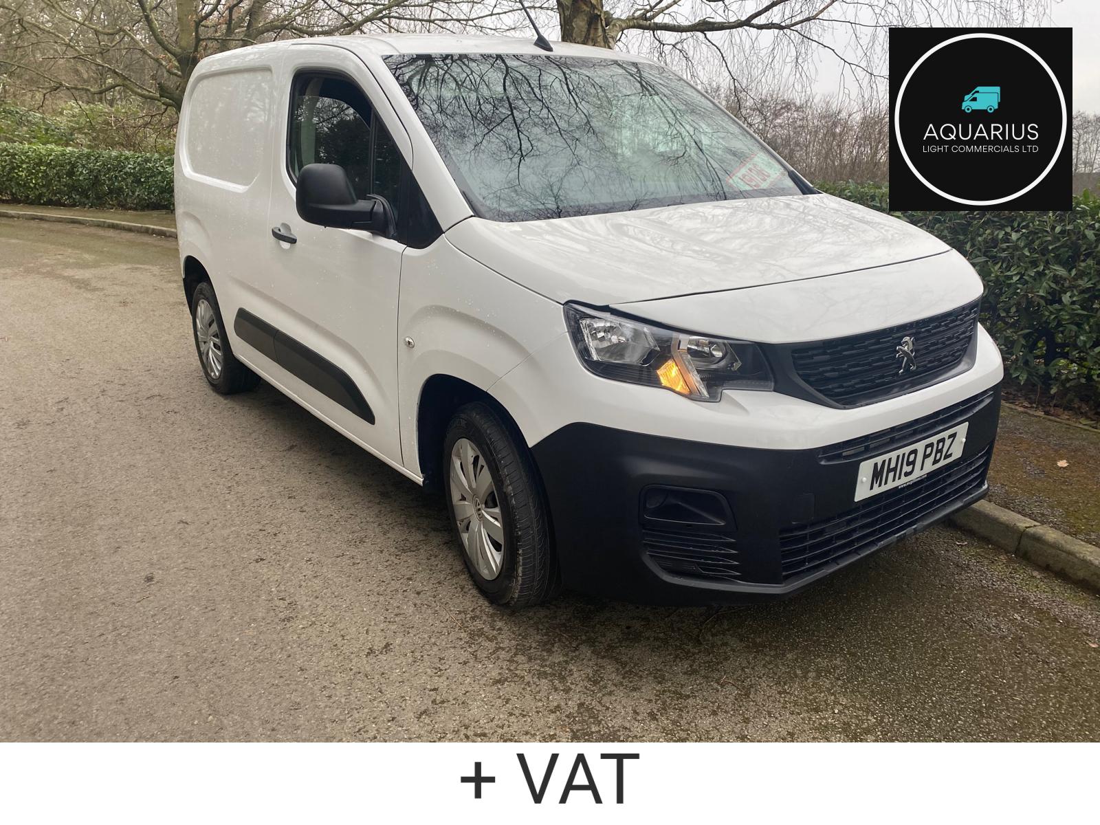 Peugeot Partner 1.6 BlueHDi 1000 Professional Standard Panel Van 5dr Diesel Manual SWB Euro 6 (s/s) (100 bhp)