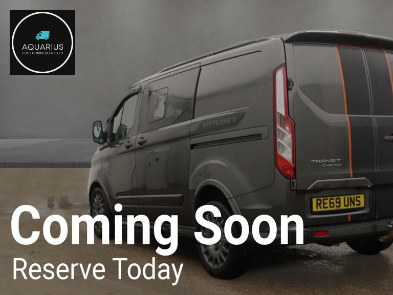 Ford Transit Custom 2.0 320 EcoBlue Sport Crew Van Double Cab 5dr Diesel Auto L1 H1 Euro 6 (s/s) (185 ps)