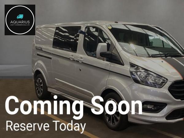 Ford Transit Custom 2.0 310 EcoBlue Sport Crew Van Double Cab 6dr Diesel Manual L2 H1 Euro 6 (5 Seat) (170 ps)