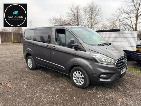 Ford Transit Custom 2.0 300 EcoBlue Limited Crew Van Double Cab 5dr Diesel Manual L1 H1 Euro 6 (s/s) (6 Seat) (170 ps)