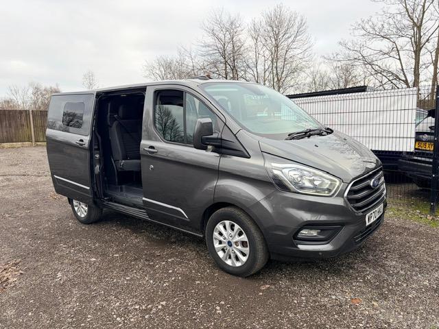 Ford Transit Custom 2.0 300 EcoBlue Limited Crew Van Double Cab 5dr Diesel Manual L1 H1 Euro 6 (s/s) (6 Seat) (170 ps)