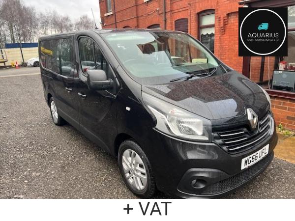 Renault Trafic 1.6 dCi ENERGY 27 Sport Nav Crew Van Double Cab 6dr Diesel Manual SWB Euro 6 (s/s) (125 ps)