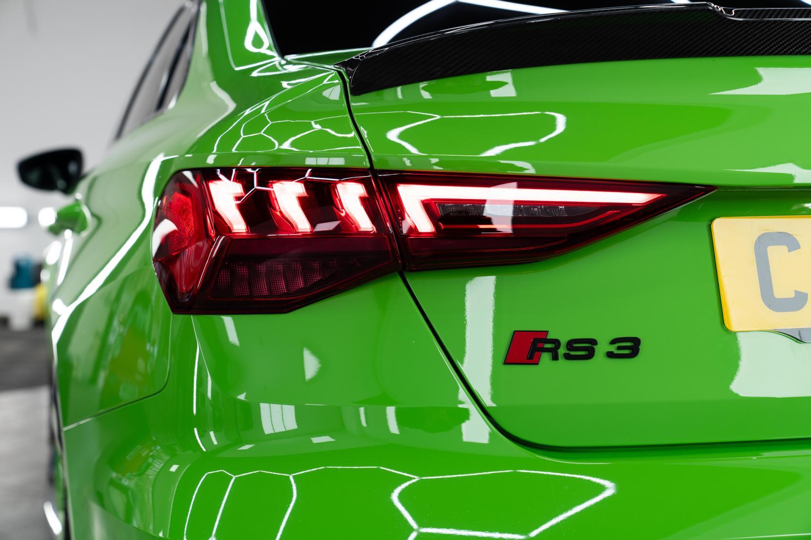 Audi RS3 2.5 TFSI Carbon Black Saloon 4dr Petrol S Tronic quattro Euro 6 (s/s) (400 ps)