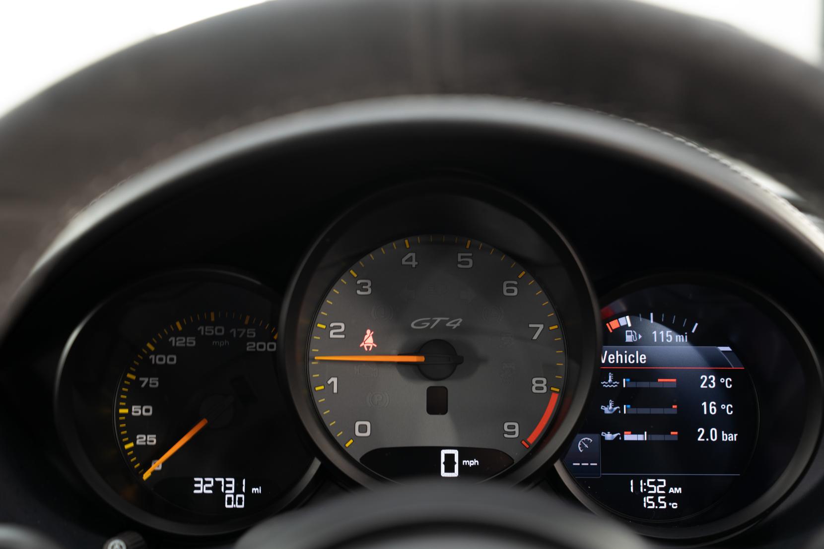 Porsche 718 Cayman 4.0 GT4 Coupe 2dr Petrol Manual Euro 6 (s/s) (420 ps)