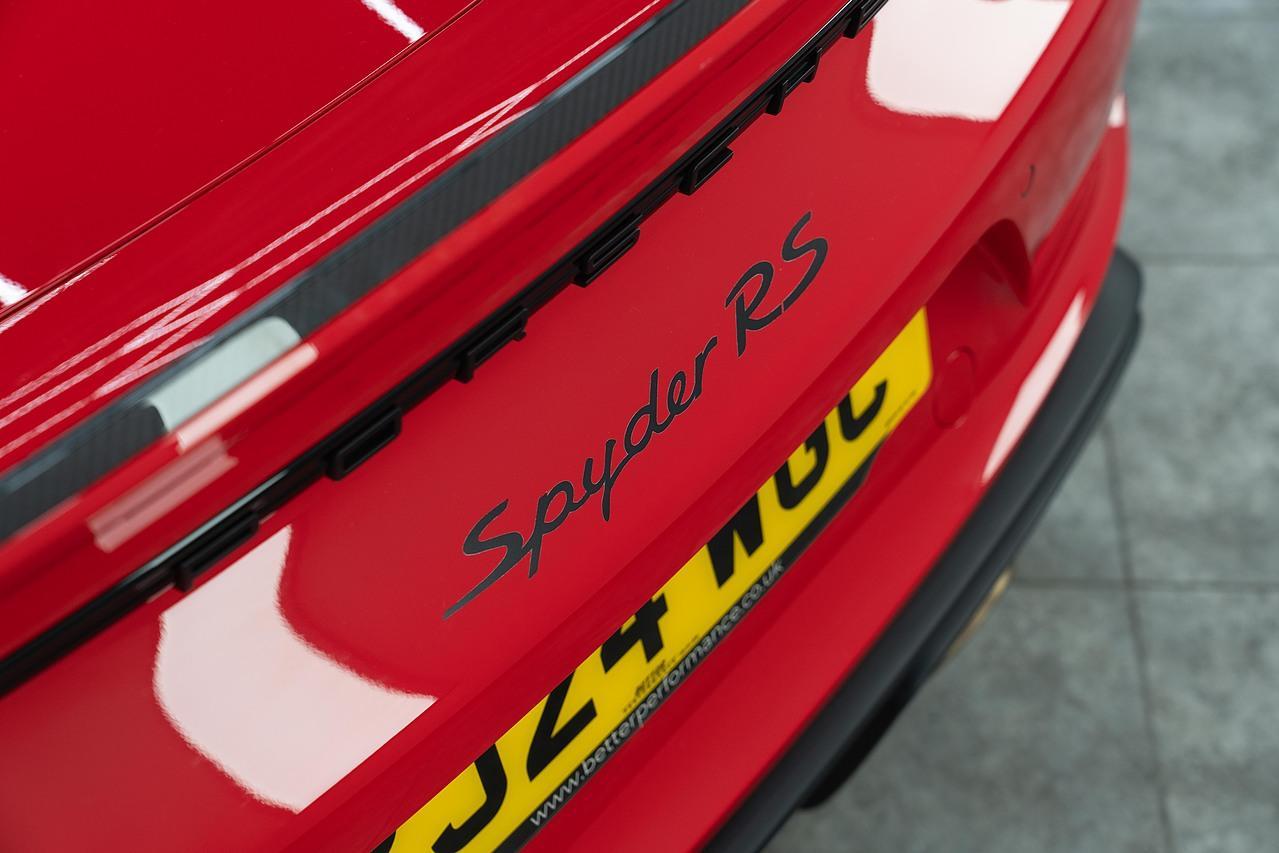 Porsche 718 Spyder 4.0 RS Spyder 2dr Petrol PDK Euro 6 (s/s) (500 ps)