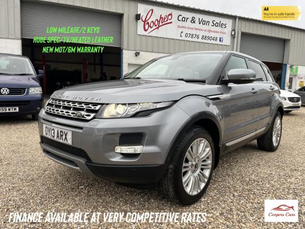 Land Rover Range Rover Evoque 2.2 SD4 Prestige SUV 5dr Diesel Manual 4WD Euro 5 (s/s) (190 ps)