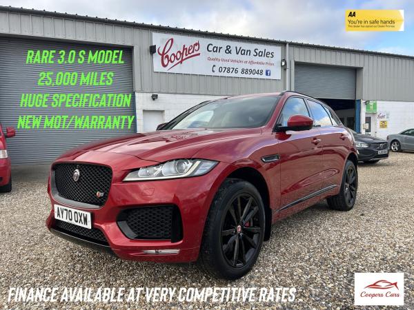 Jaguar F-PACE 3.0 D300 V6 S SUV 5dr Diesel Auto AWD Euro 6 (s/s) (300 ps)