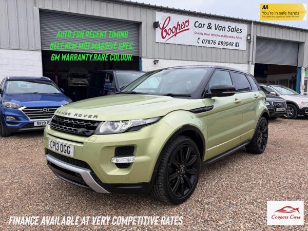 Land Rover Range Rover Evoque 2.2 SD4 Dynamic SUV 5dr Diesel Auto 4WD Euro 5 (190 ps)