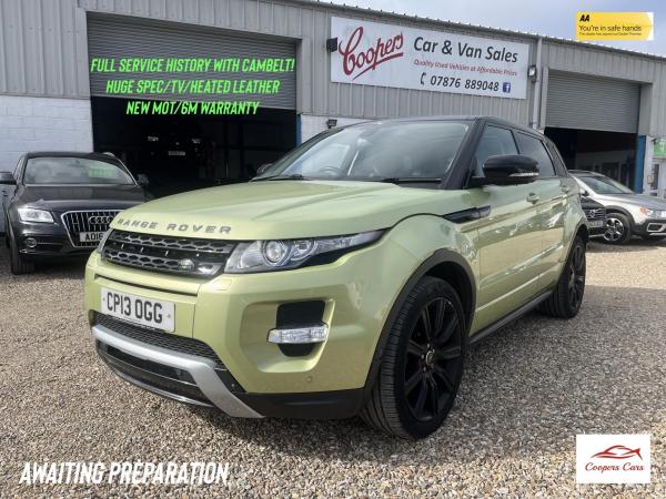 Land Rover Range Rover Evoque 2.2 SD4 Dynamic SUV 5dr Diesel Auto 4WD Euro 5 (190 ps)