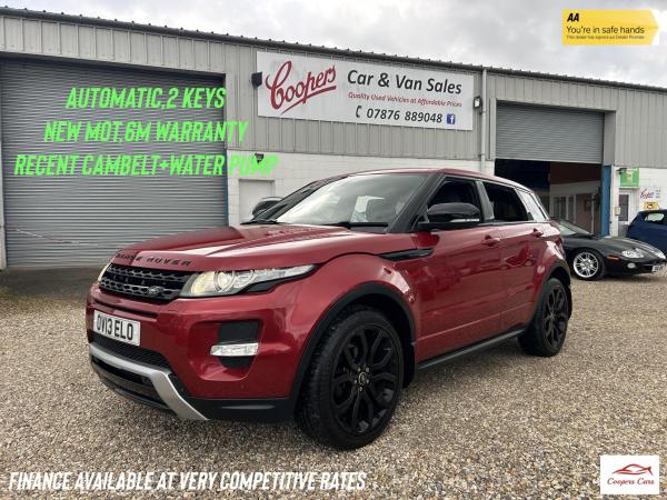 Land Rover Range Rover Evoque 2.2 SD4 Dynamic SUV 5dr Diesel Auto 4WD Euro 5 (190 ps)