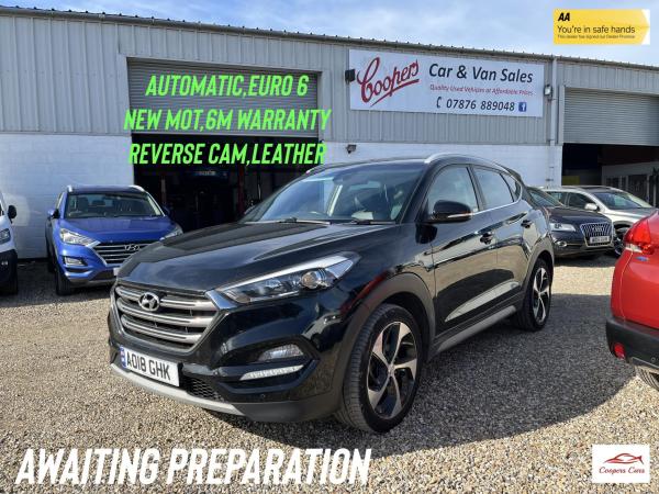 Hyundai TUCSON 1.7 CRDi Blue Drive Premium SUV 5dr Diesel DCT Euro 6 (s/s) (141 ps)