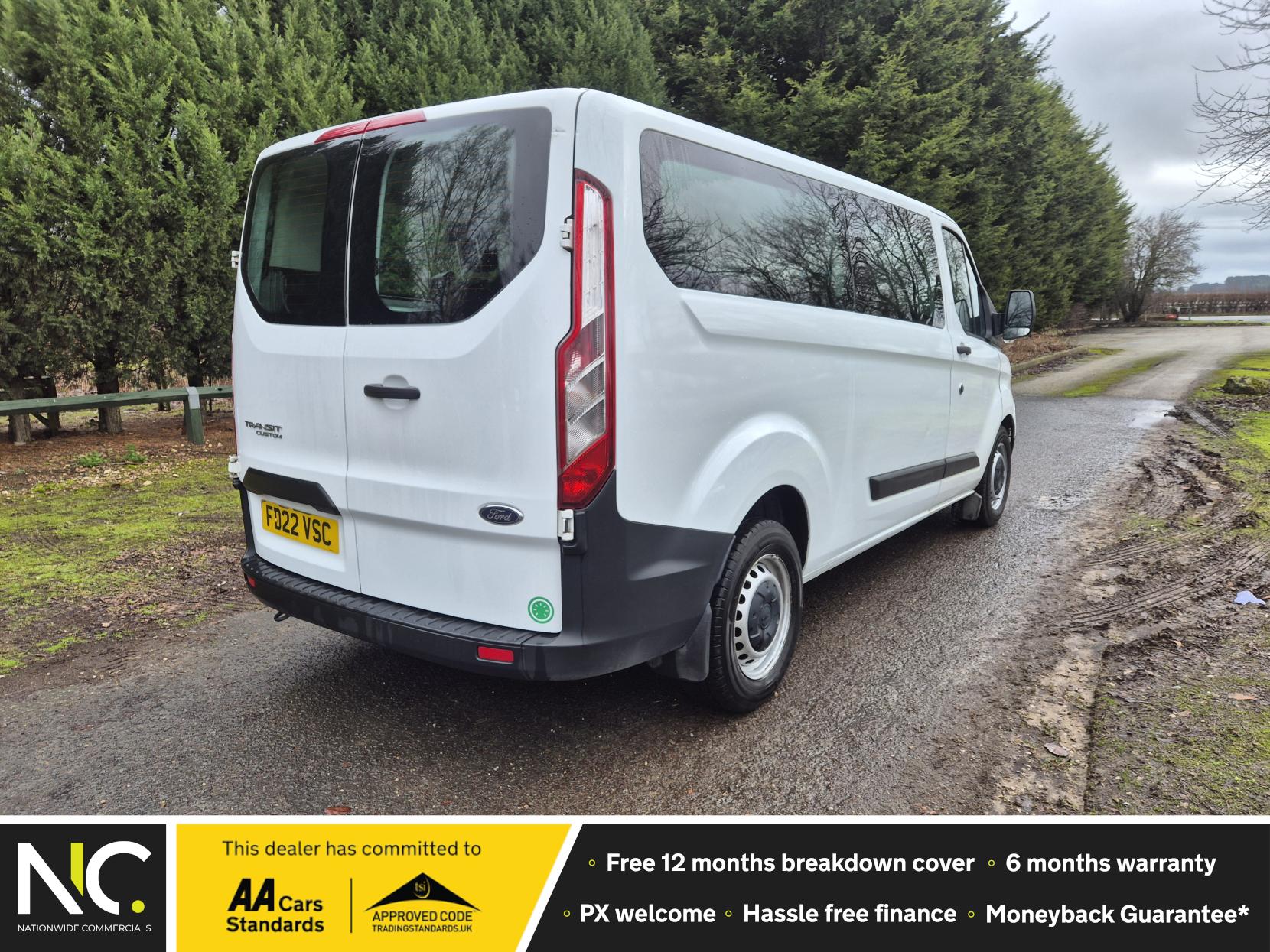 Ford Transit Custom 2.0 320 EcoBlue Leader Kombi Double Cab 5dr Diesel Manual L2 H1 Euro 6 (s/s) (130 ps)