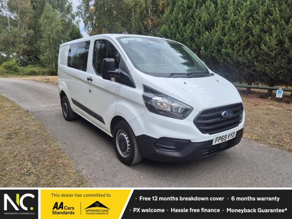 Ford Transit Custom 2.0 300 EcoBlue Leader Crew Van Double Cab 5dr Diesel Manual L1 H1 Euro 6 (s/s) (105 ps)