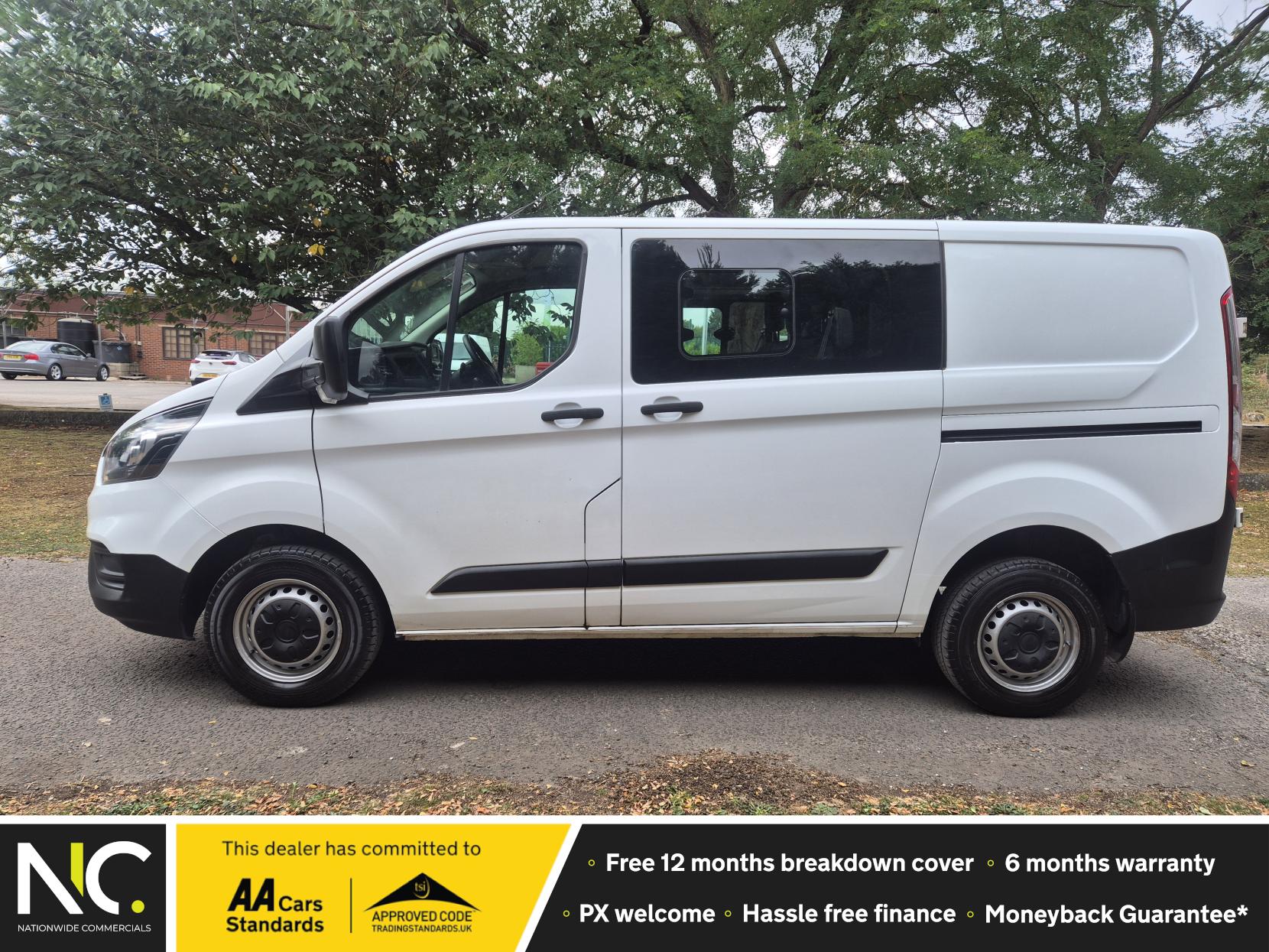 Ford Transit Custom 2.0 300 EcoBlue Leader Crew Van Double Cab 5dr Diesel Manual L1 H1 Euro 6 (s/s) (105 ps)