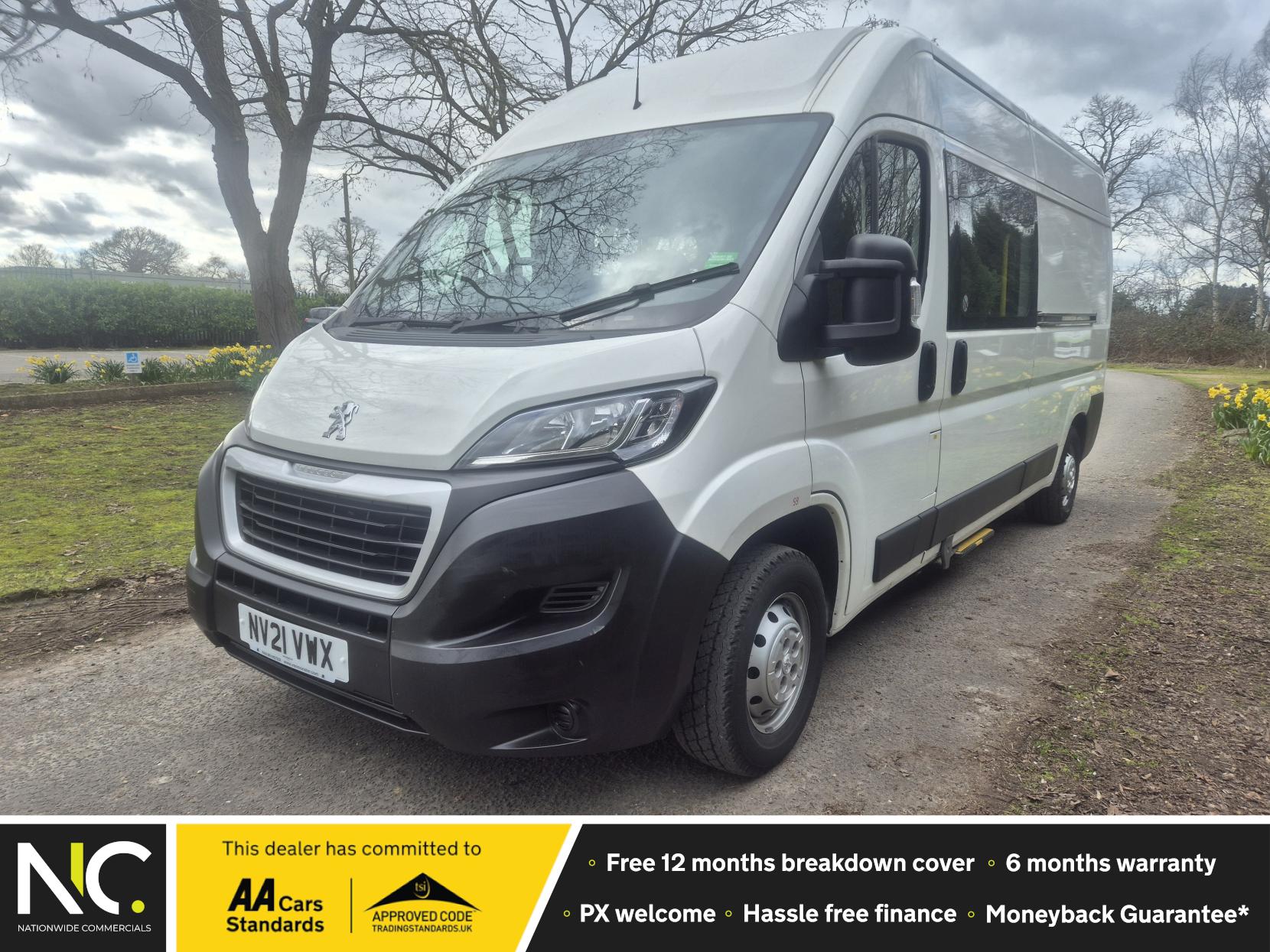 Peugeot Boxer 2.2 BlueHDi 335 S Panel Van 5dr Diesel Manual L3 H2 Euro 6 (s/s) (140 ps)