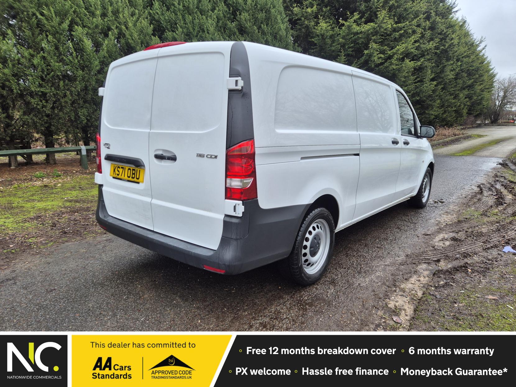 Mercedes-Benz Vito 2.0 116 CDI Progressive Panel Van 5dr Diesel G-Tronic RWD L3 Euro 6 (s/s) (XLWB) (163 ps)