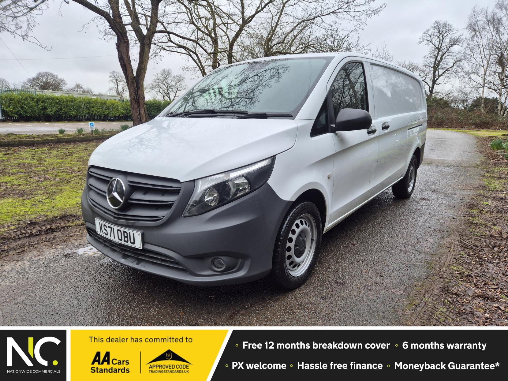 Mercedes-Benz Vito 2.0 116 CDI Progressive Panel Van 5dr Diesel G-Tronic RWD L3 Euro 6 (s/s) (XLWB) (163 ps)