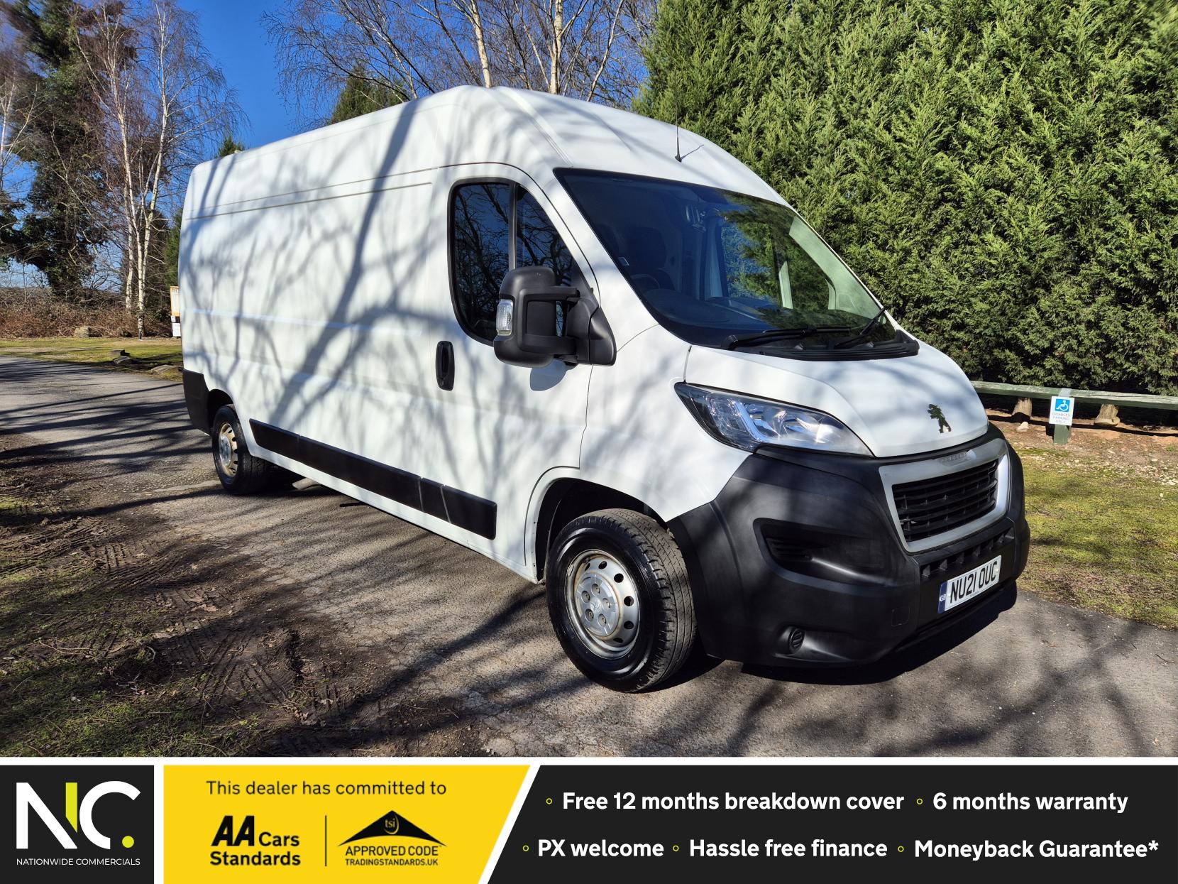 Peugeot Boxer 2.2 BlueHDi 335 Professional Panel Van 5dr Diesel Manual L3 H2 Euro 6 (s/s) (140 ps)