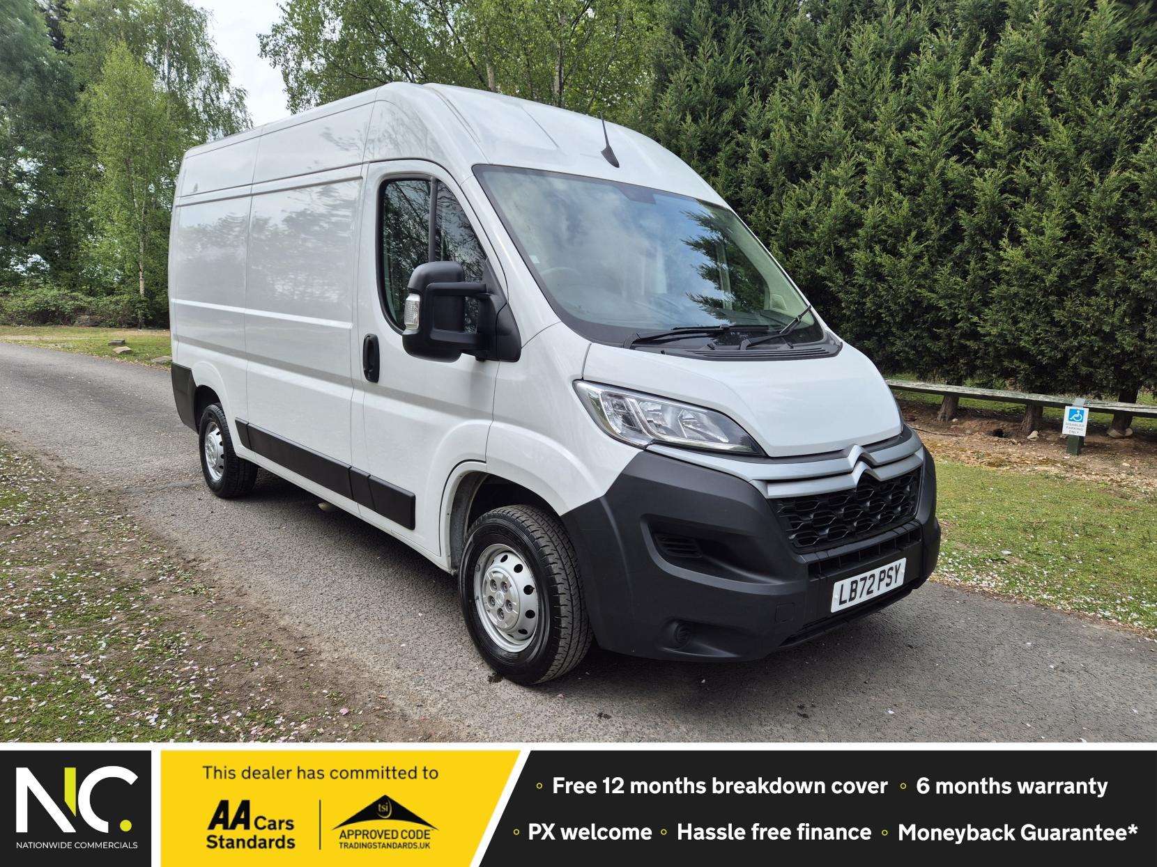 Citroen Relay 2.2 BlueHDi 35 Enterprise Panel Van 5dr Diesel Manual L2 High Roof Euro 6 (s/s) (140 ps)