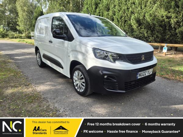 Peugeot Partner 1.5 BlueHDi 1000 Professional Premium Standard Panel Van 5dr Diesel Manual SWB Euro 6 (100 bhp)