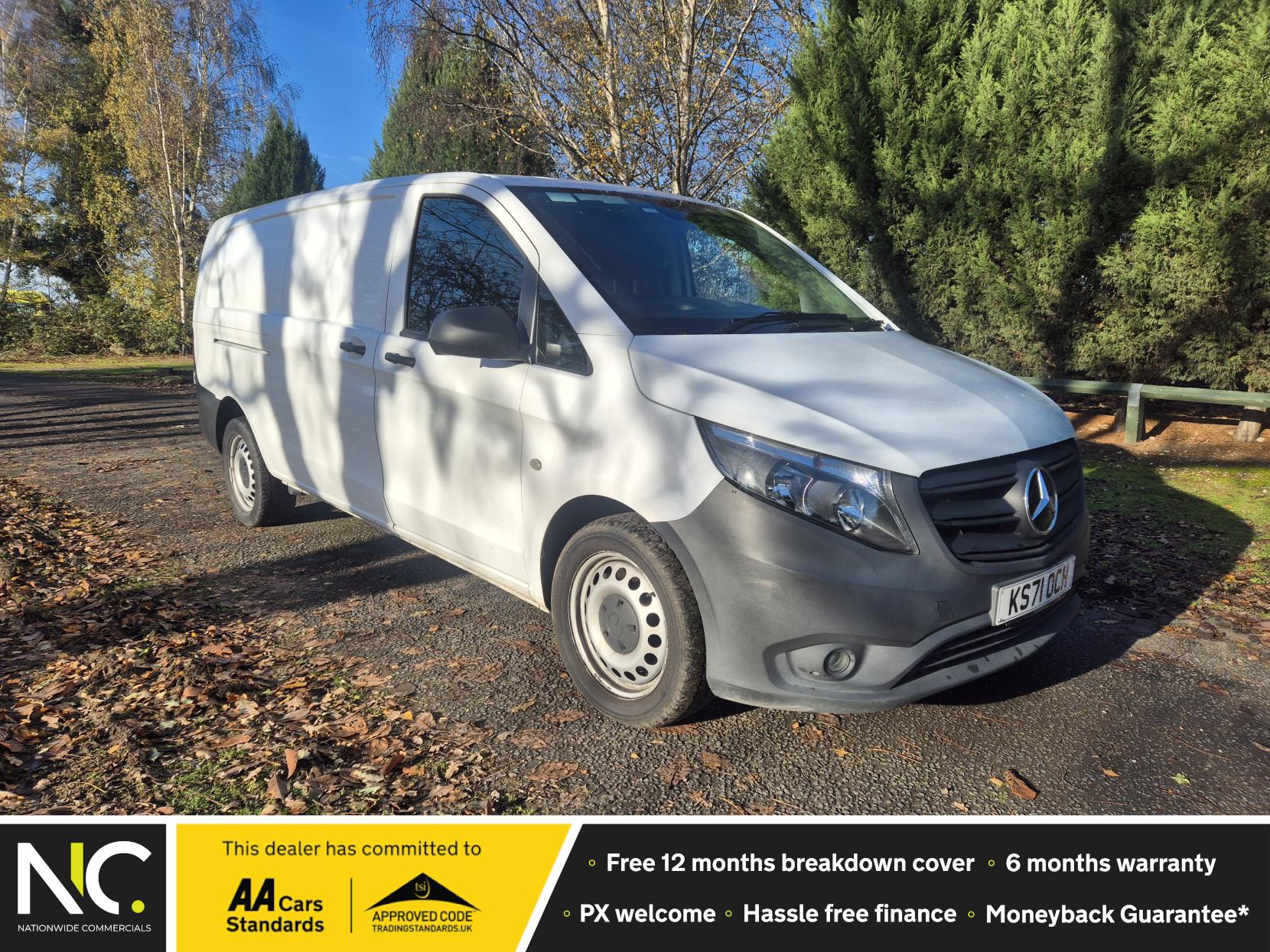 Mercedes-Benz Vito 2.0 116 CDI Progressive Panel Van 5dr Diesel G-Tronic RWD L3 Euro 6 (s/s) (XLWB) (163 ps)