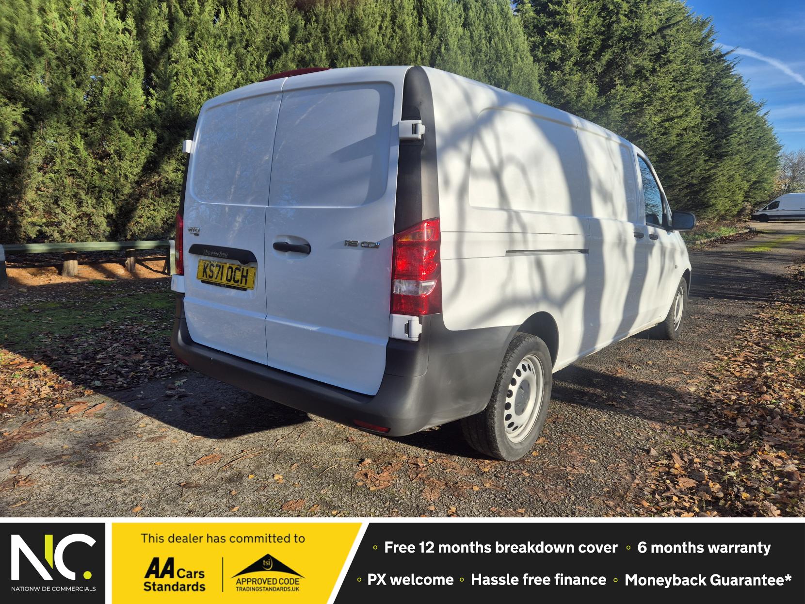Mercedes-Benz Vito 2.0 116 CDI Progressive Panel Van 5dr Diesel G-Tronic RWD L3 Euro 6 (s/s) (XLWB) (163 ps)