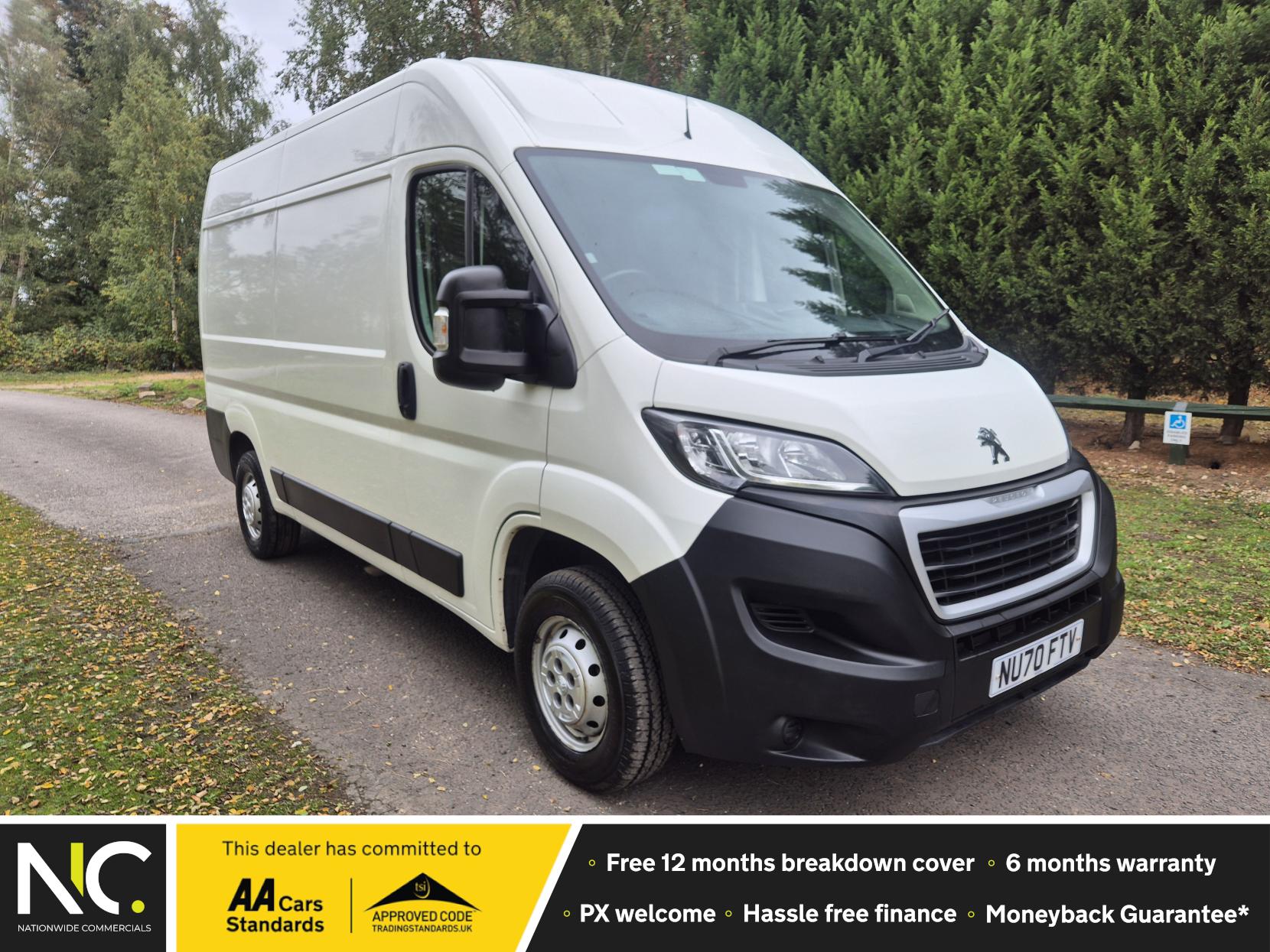 Peugeot Boxer 2.2 BlueHDi 335 Professional Panel Van 5dr Diesel Manual L2 H2 Euro 6 (s/s) (140 ps)
