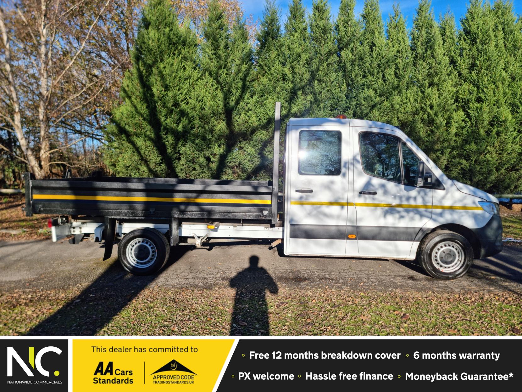 Mercedes-Benz Sprinter 2.1 314 CDI BlueEFFICIENCY Chassis Cab 2dr Diesel Manual RWD L3 (207 g/km, 140 bhp)