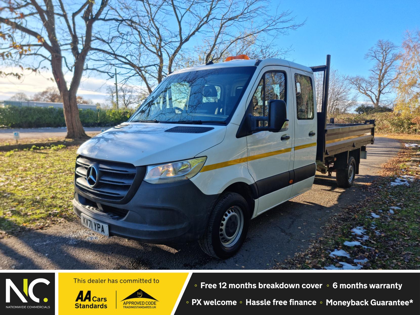 Mercedes-Benz Sprinter 2.1 314 CDI BlueEFFICIENCY Chassis Cab 2dr Diesel Manual RWD L3 (207 g/km, 140 bhp)