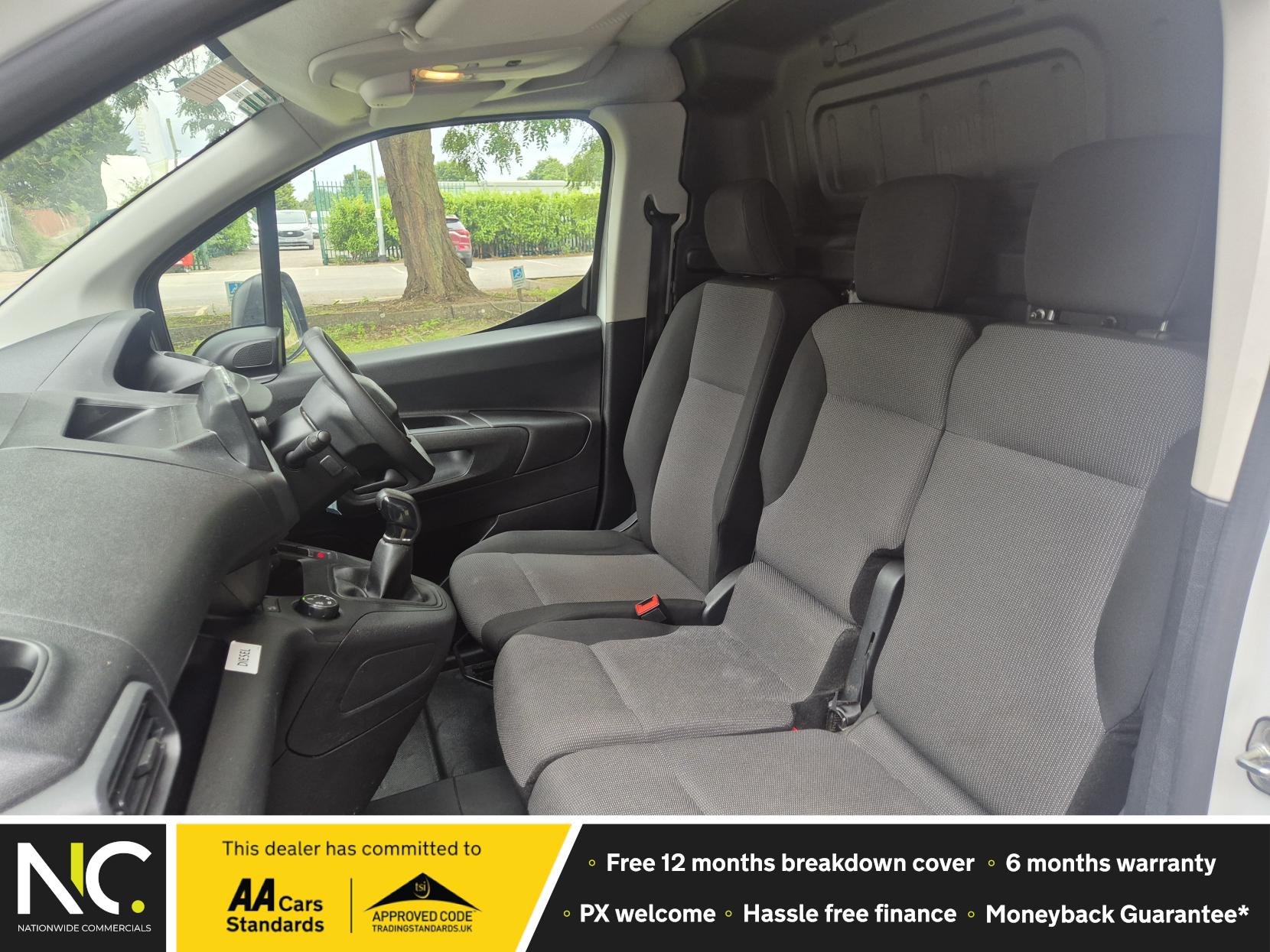 Peugeot Partner 1.5 BlueHDi 1000 Grip Standard Panel Van 5dr Diesel Manual SWB Euro 6 (s/s) (100 bhp)