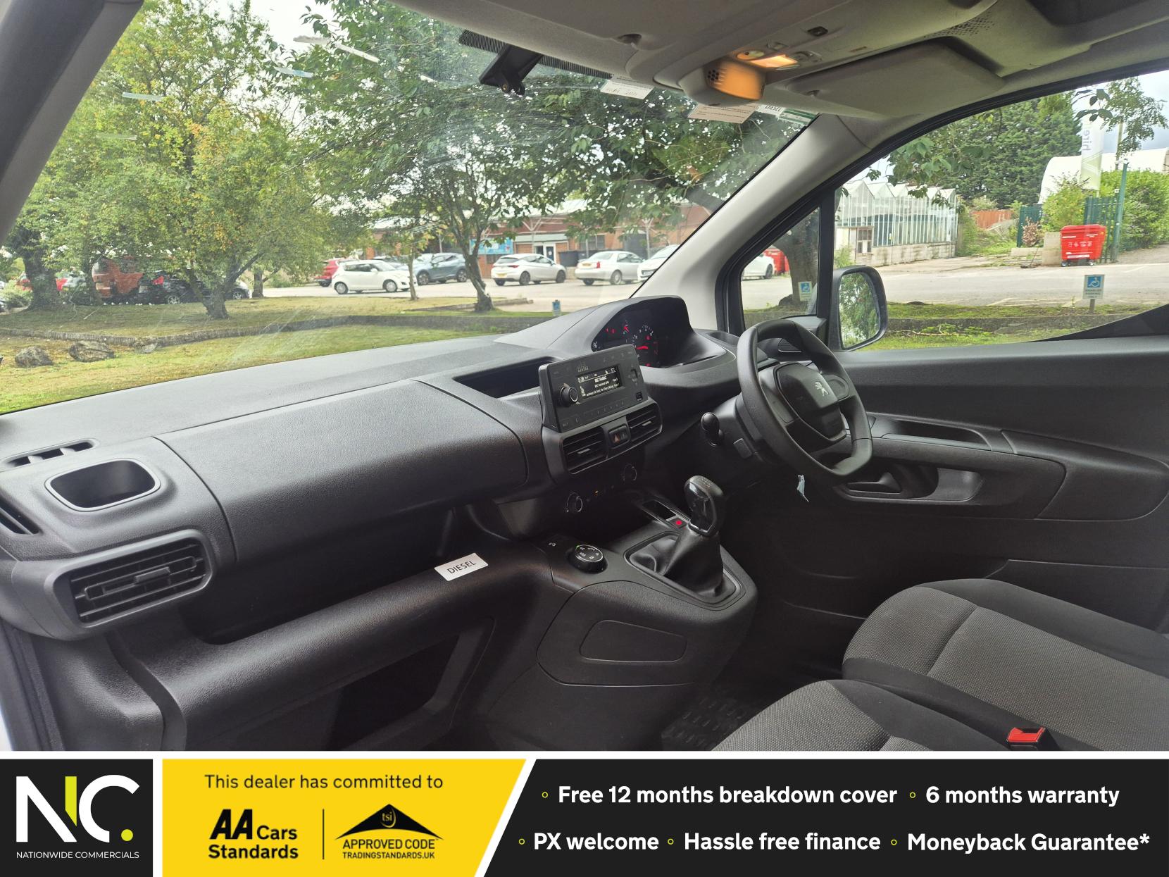 Peugeot Partner 1.5 BlueHDi 1000 Grip Standard Panel Van 5dr Diesel Manual SWB Euro 6 (s/s) (100 bhp)