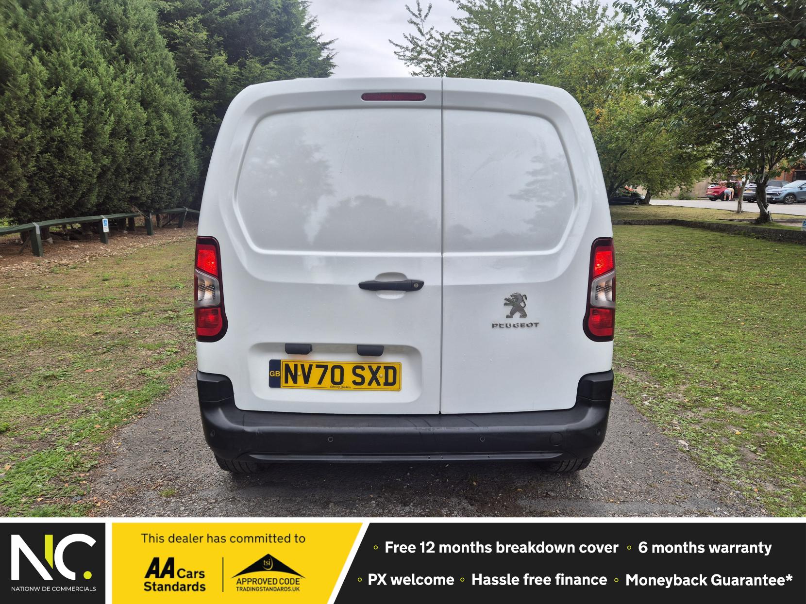 Peugeot Partner 1.5 BlueHDi 1000 Grip Standard Panel Van 5dr Diesel Manual SWB Euro 6 (s/s) (100 bhp)