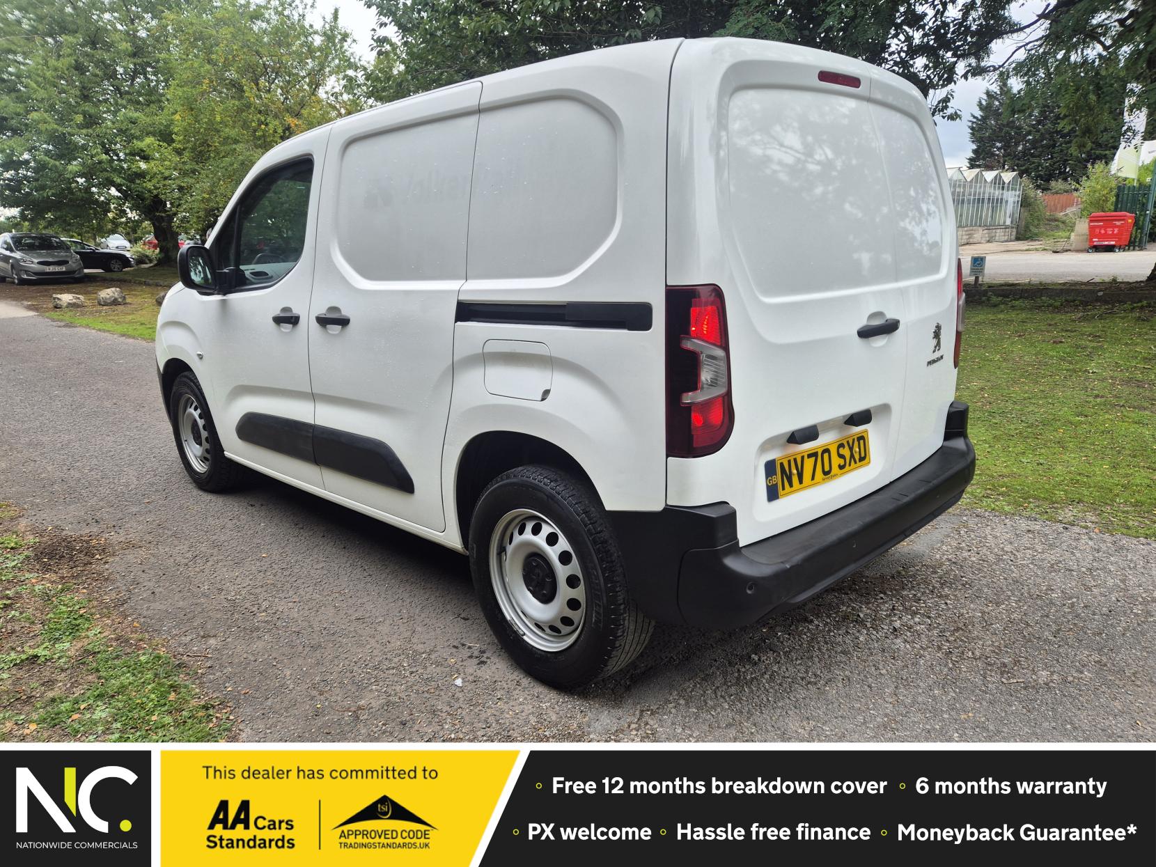 Peugeot Partner 1.5 BlueHDi 1000 Grip Standard Panel Van 5dr Diesel Manual SWB Euro 6 (s/s) (100 bhp)