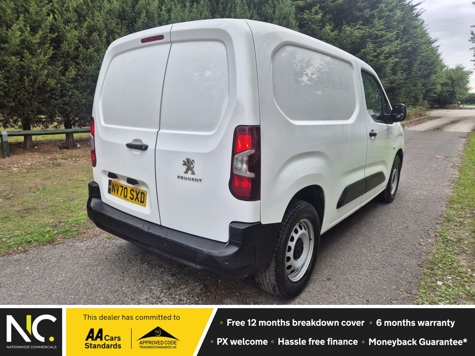 Peugeot Partner 1.5 BlueHDi 1000 Grip Standard Panel Van 5dr Diesel Manual SWB Euro 6 (s/s) (100 bhp)