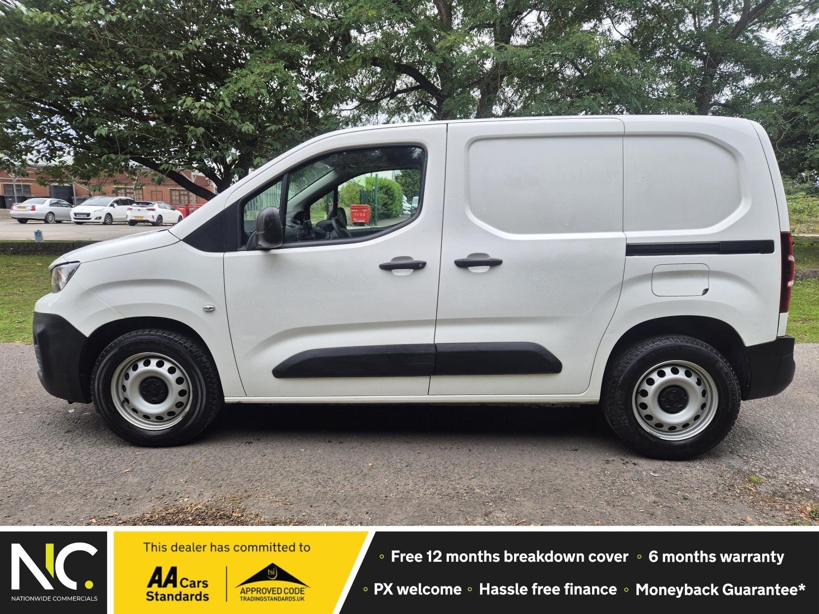 Peugeot Partner 1.5 BlueHDi 1000 Grip Standard Panel Van 5dr Diesel Manual SWB Euro 6 (s/s) (100 bhp)