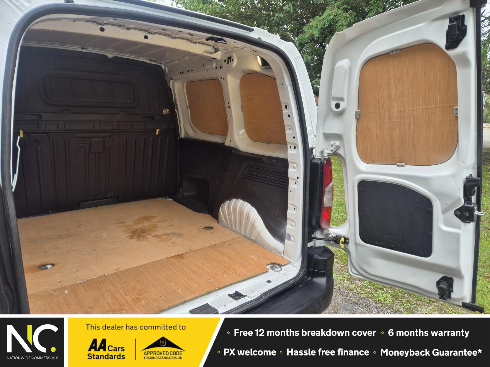 Peugeot Partner 1.5 BlueHDi 1000 Grip Standard Panel Van 5dr Diesel Manual SWB Euro 6 (s/s) (100 bhp)