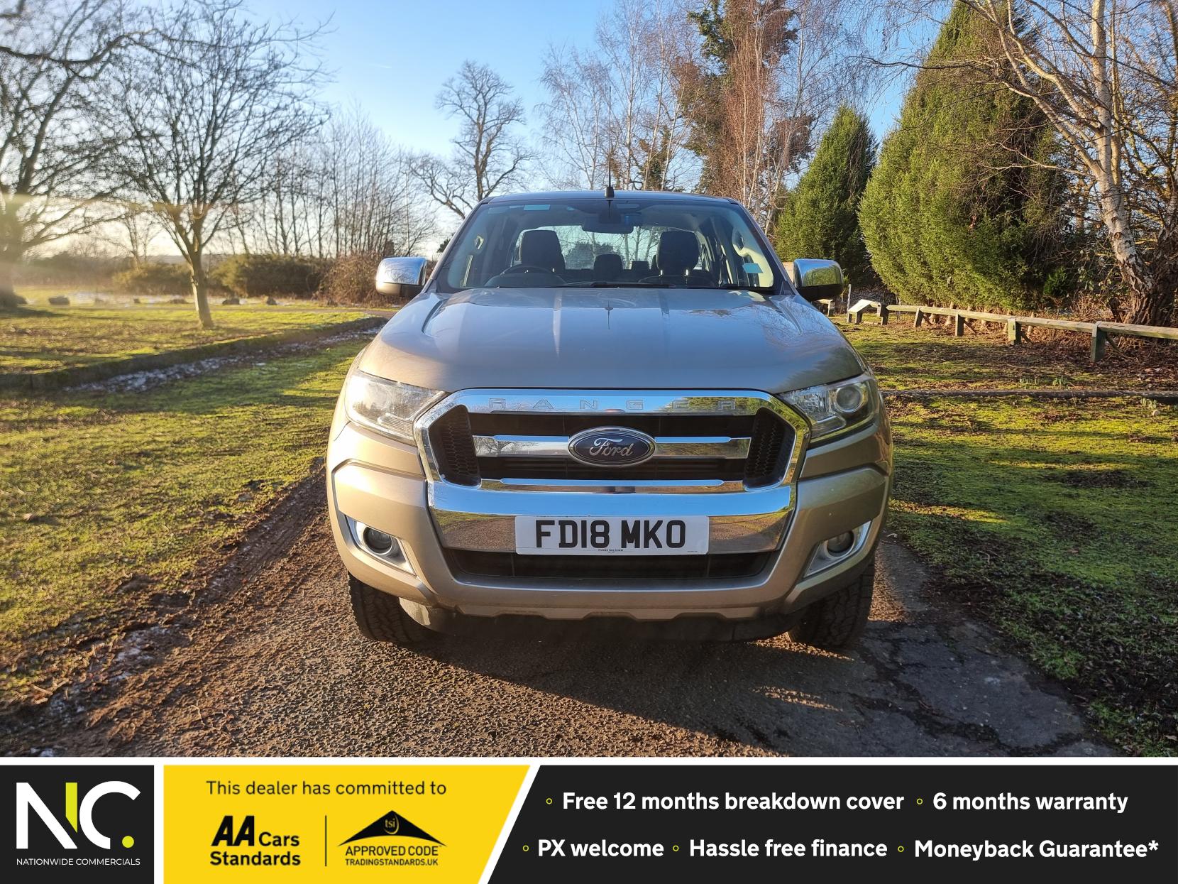 Ford Ranger 2.2 TDCi XLT Pickup Double Cab 4dr Diesel Manual 4WD Euro 5 (s/s) (Eco Axle) (160 ps)