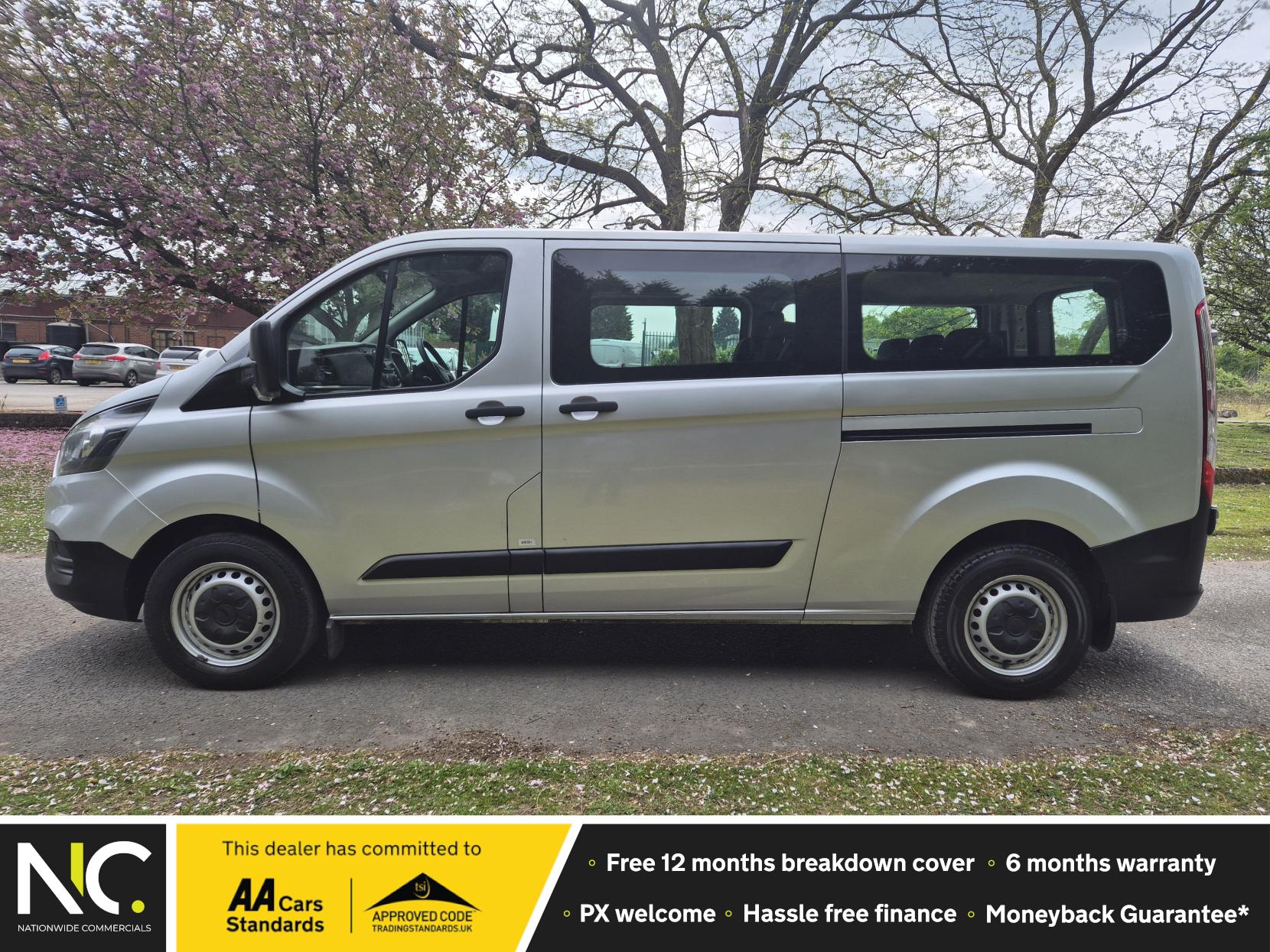Ford Transit Custom 2.0 320 EcoBlue Kombi Double Cab 5dr Diesel Manual L2 H1 Euro 6 (s/s) (9 Seat) (130 ps)