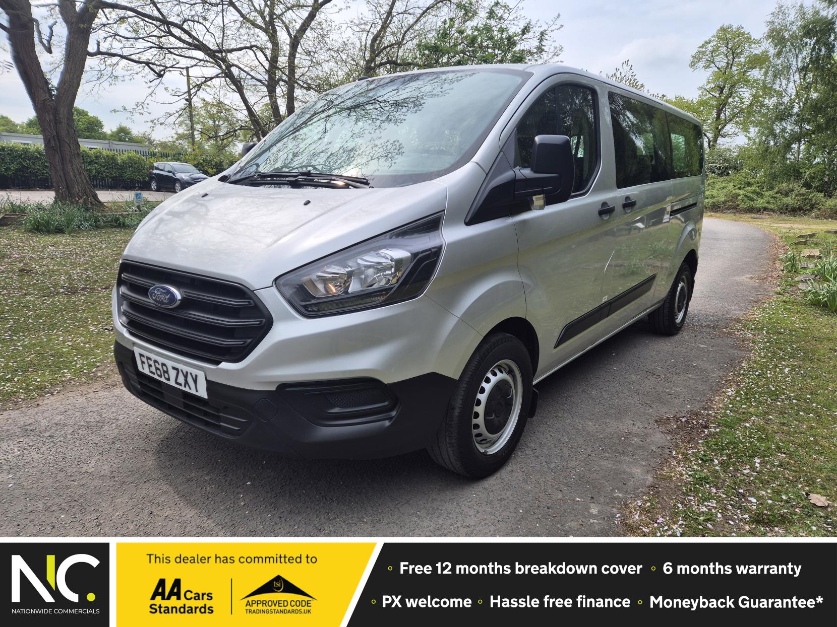 Ford Transit Custom 2.0 320 EcoBlue Kombi Double Cab 5dr Diesel Manual L2 H1 Euro 6 (s/s) (9 Seat) (130 ps)