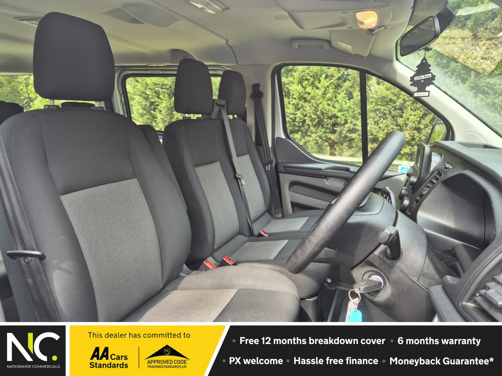 Ford Transit Custom 2.0 320 EcoBlue Kombi Double Cab 5dr Diesel Manual L2 H1 Euro 6 (s/s) (9 Seat) (130 ps)