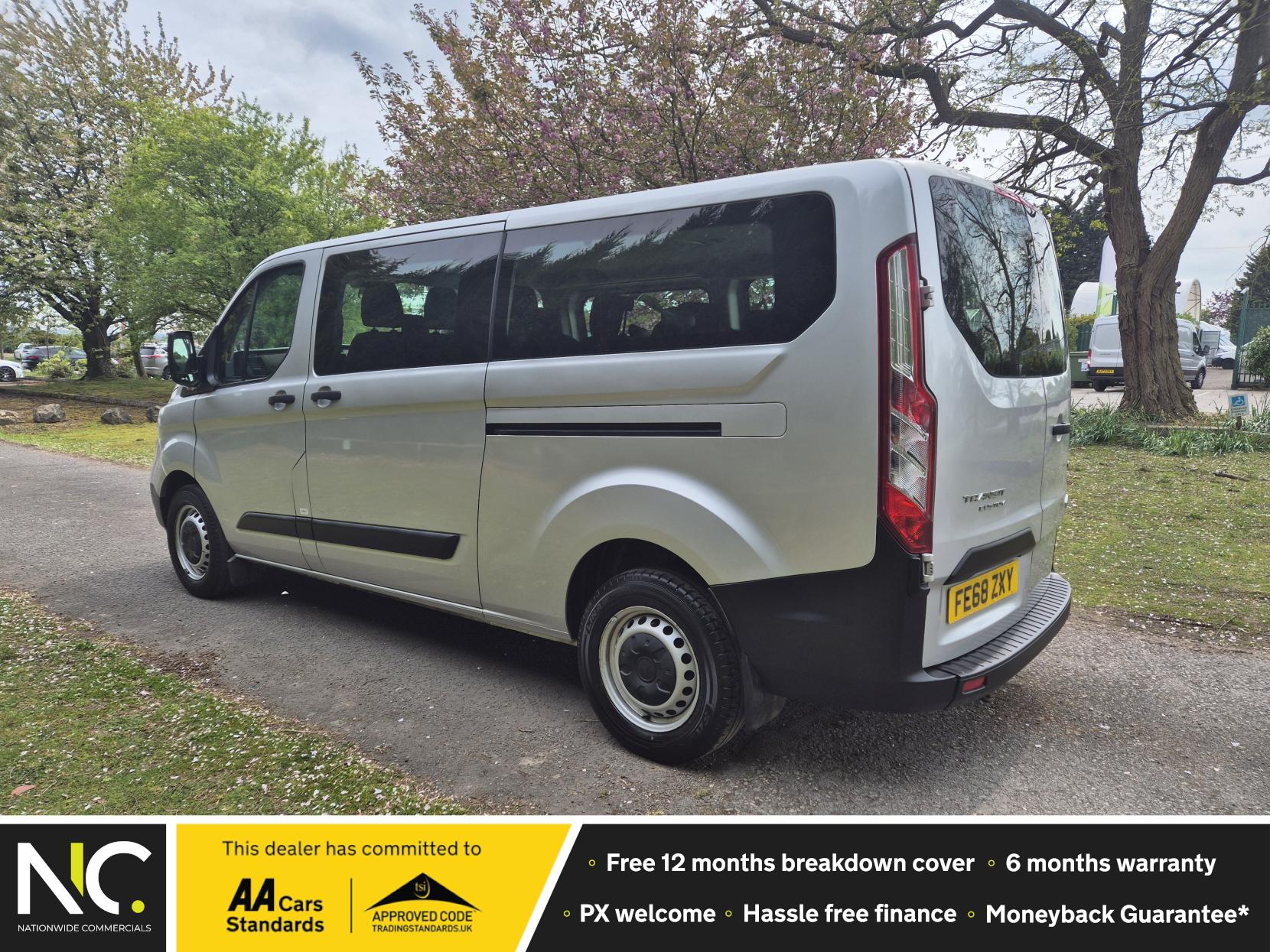 Ford Transit Custom 2.0 320 EcoBlue Kombi Double Cab 5dr Diesel Manual L2 H1 Euro 6 (s/s) (9 Seat) (130 ps)