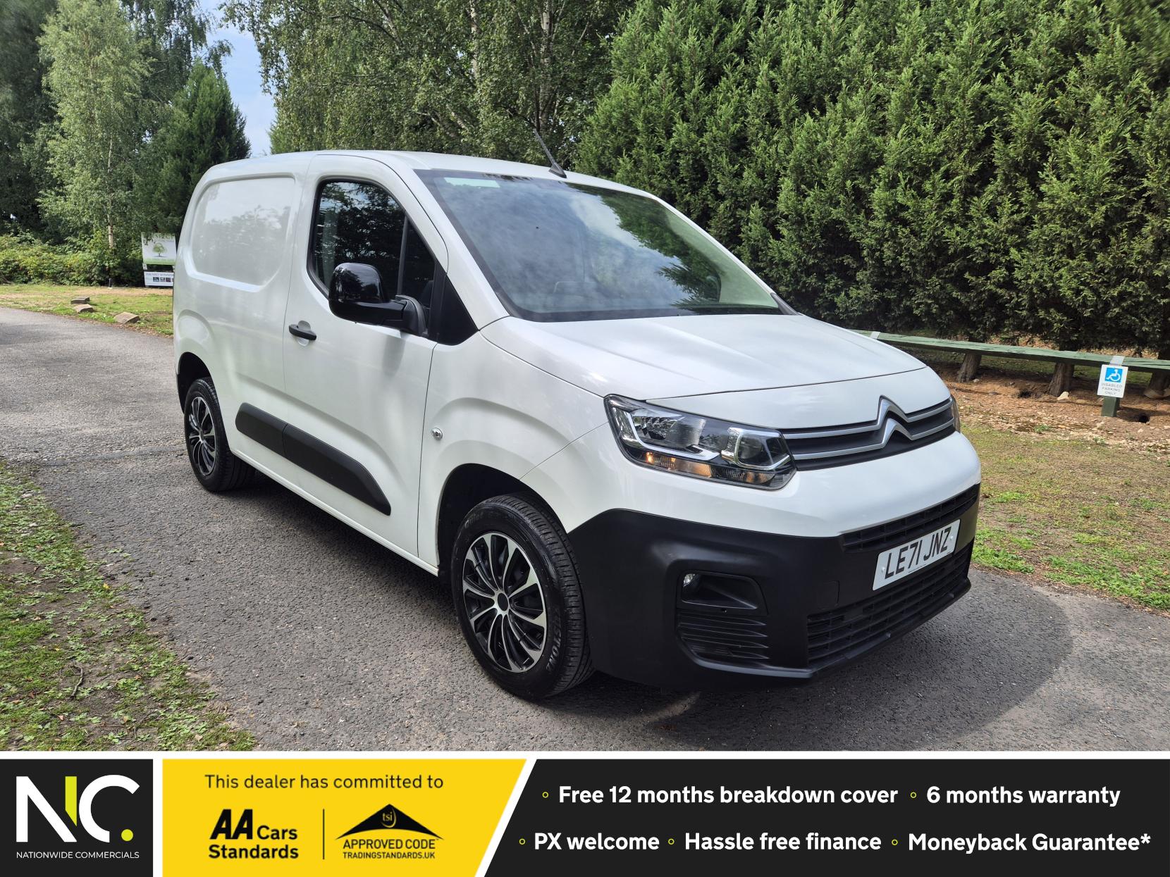 Citroen Berlingo 1.5 BlueHDi 1000 Enterprise M Pro Panel Van 5dr Diesel Manual SWB Euro 6 (s/s) (100 ps)