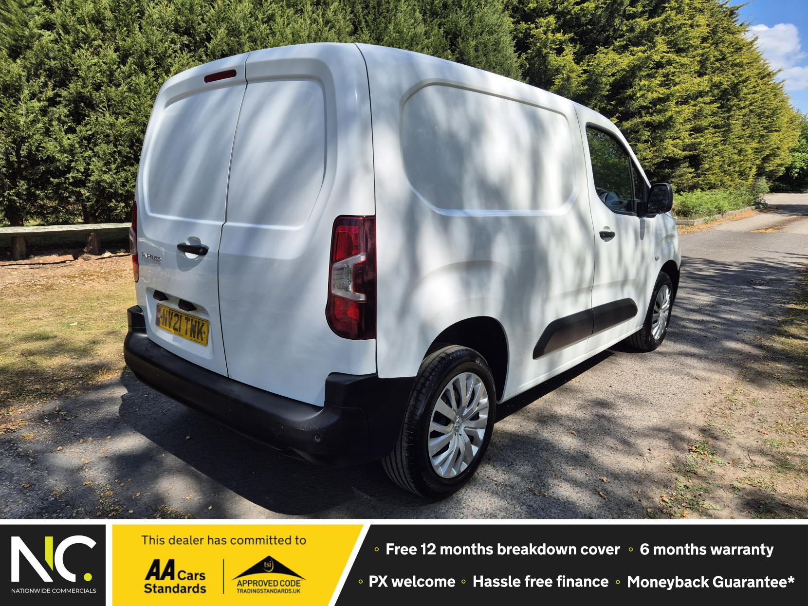 Peugeot Partner 1.5 BlueHDi 1000 Professional Standard Panel Van 5dr Diesel Manual SWB Euro 6 (100 bhp)
