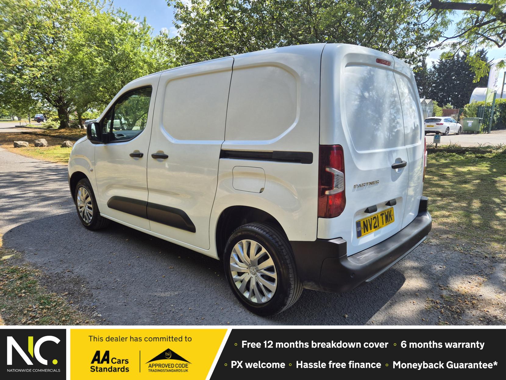 Peugeot Partner 1.5 BlueHDi 1000 Professional Standard Panel Van 5dr Diesel Manual SWB Euro 6 (100 bhp)
