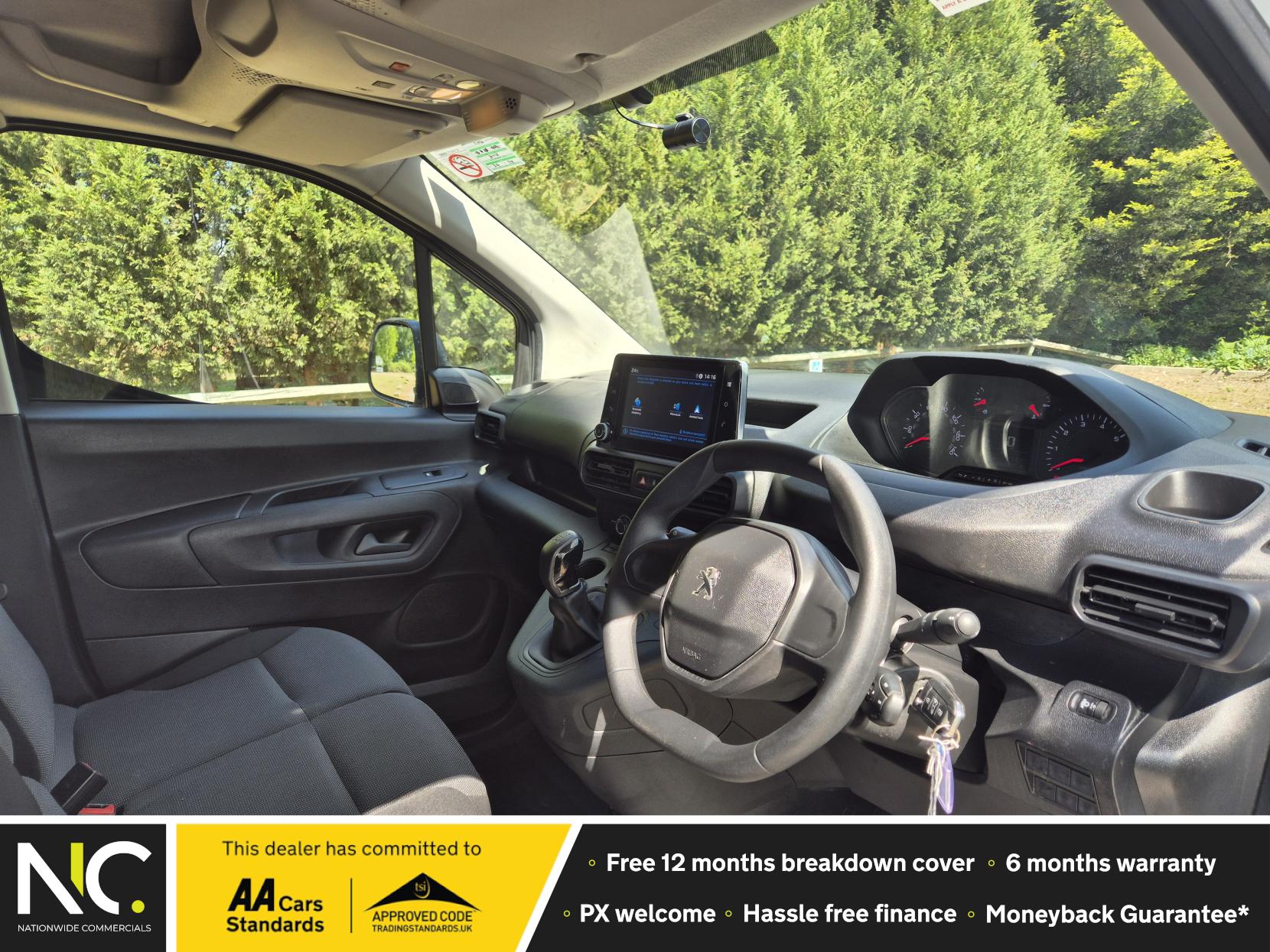 Peugeot Partner 1.5 BlueHDi 1000 Professional Standard Panel Van 5dr Diesel Manual SWB Euro 6 (100 bhp)