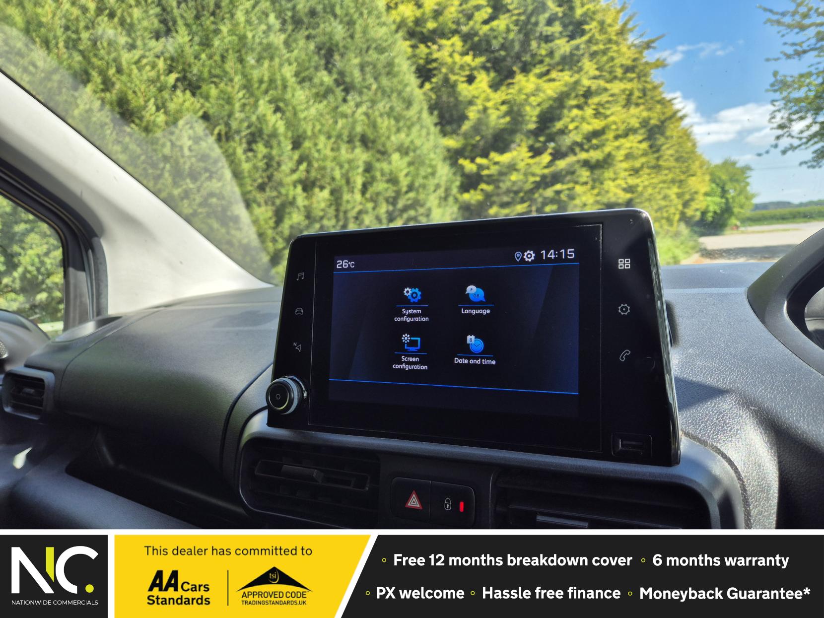 Peugeot Partner 1.5 BlueHDi 1000 Professional Standard Panel Van 5dr Diesel Manual SWB Euro 6 (100 bhp)