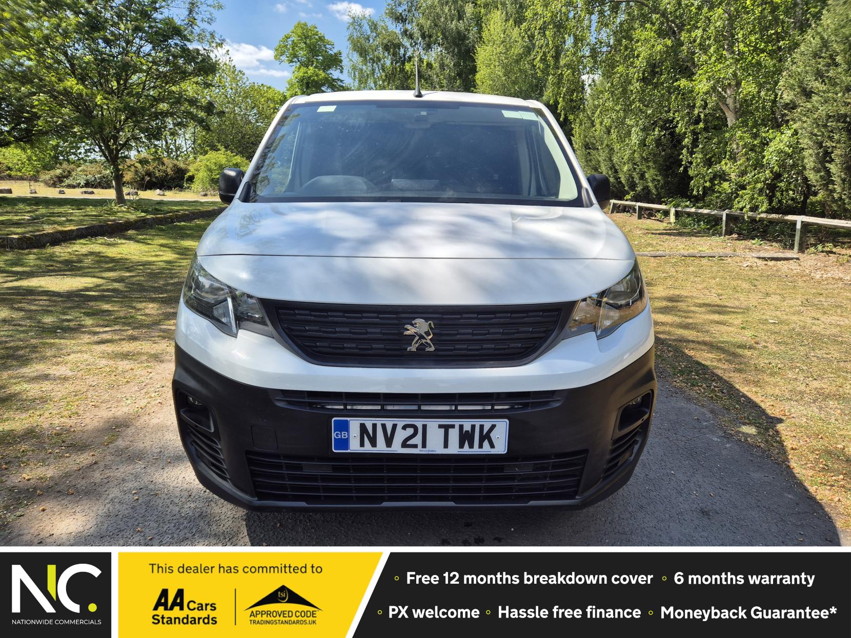 Peugeot Partner 1.5 BlueHDi 1000 Professional Standard Panel Van 5dr Diesel Manual SWB Euro 6 (100 bhp)