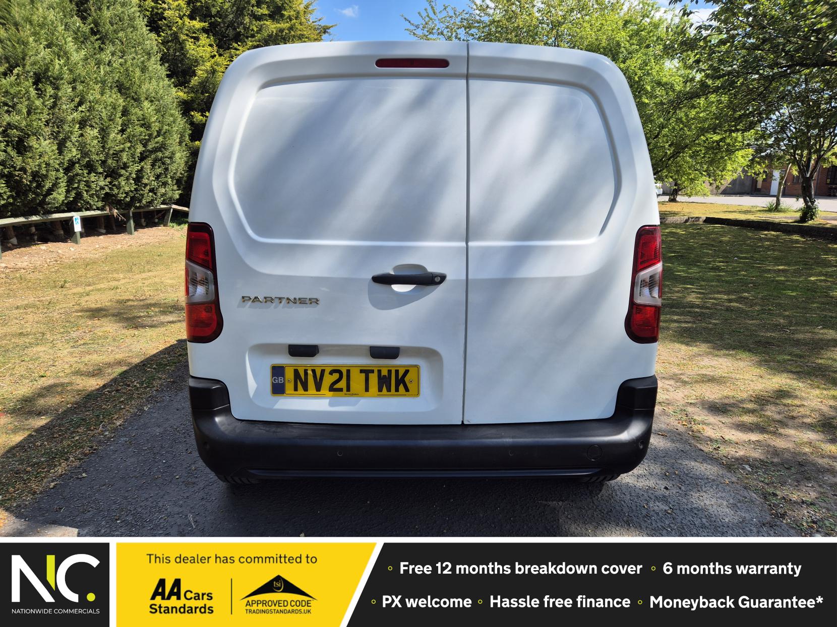 Peugeot Partner 1.5 BlueHDi 1000 Professional Standard Panel Van 5dr Diesel Manual SWB Euro 6 (100 bhp)