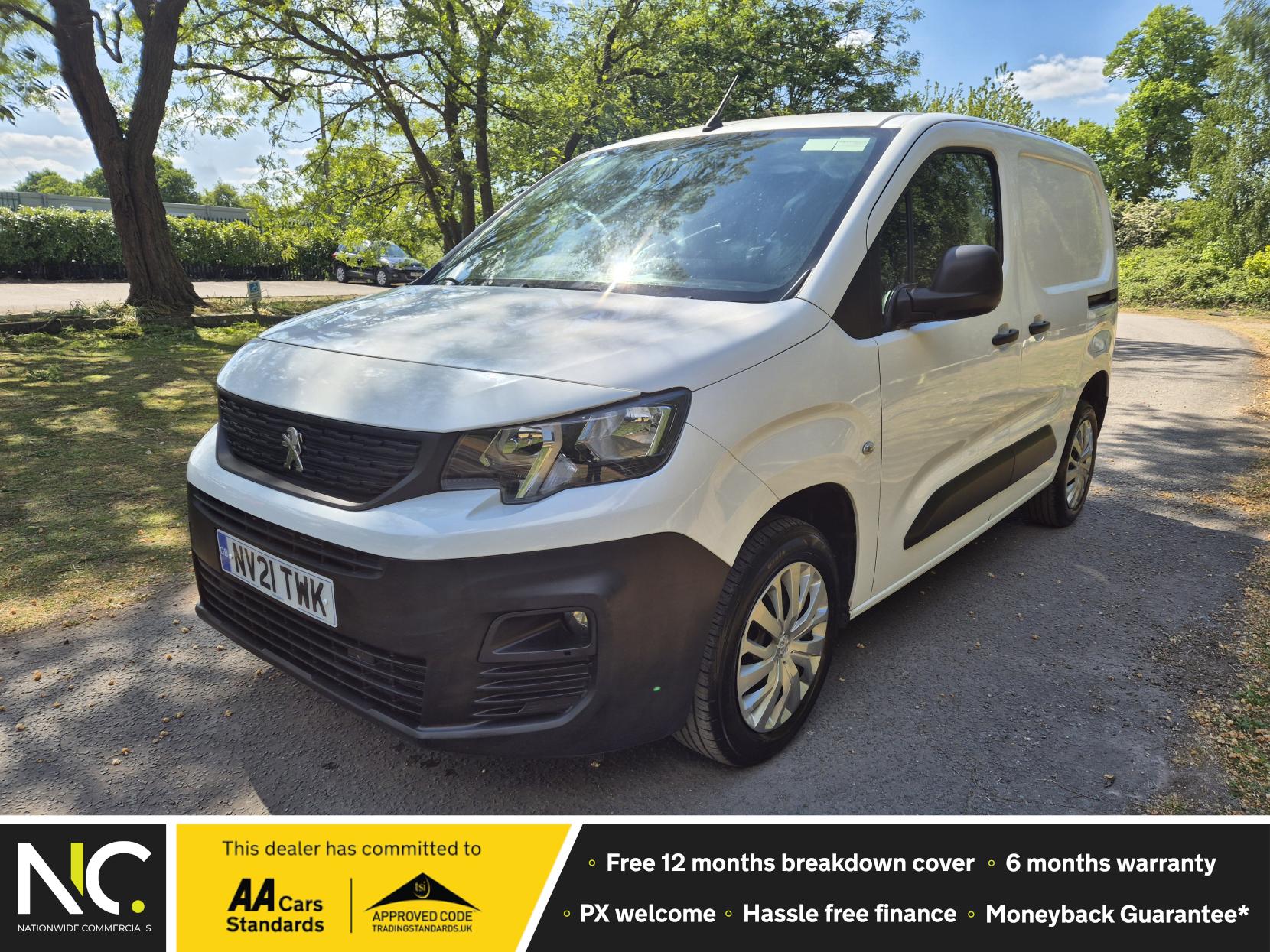 Peugeot Partner 1.5 BlueHDi 1000 Professional Standard Panel Van 5dr Diesel Manual SWB Euro 6 (100 bhp)